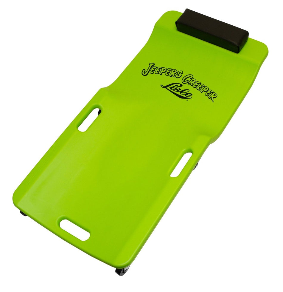 Lisle Neon Green Low Profile Plastic Creeper - AAA Industrial Supply