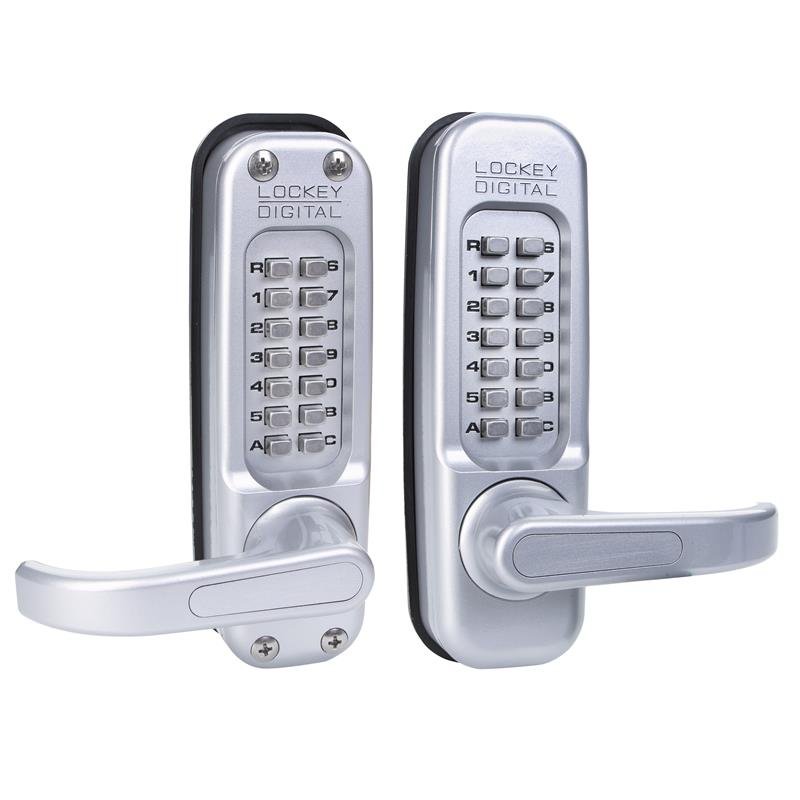 Lockey 1150DC Keyless Mechanical Digital Double Sided Combination Spring Latch Door Lock - AAA Industrial Supply