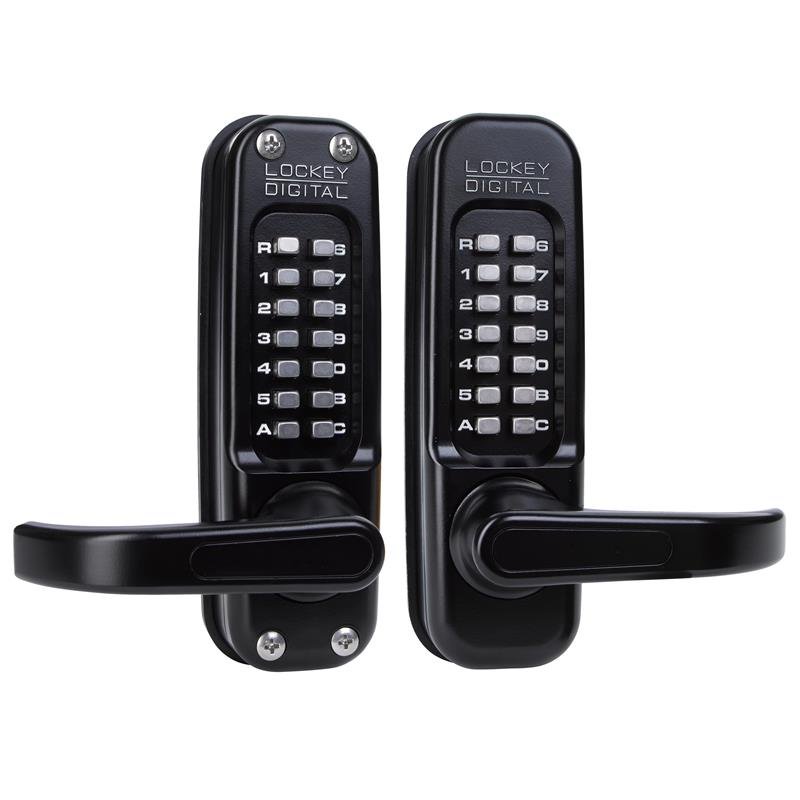 Lockey 1150DC Keyless Mechanical Digital Double Sided Combination Spring Latch Door Lock - AAA Industrial Supply
