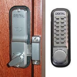 Lockey 2200 Keyless Mechanical Digital Deadbolt Door Lock - AAA Industrial Supply