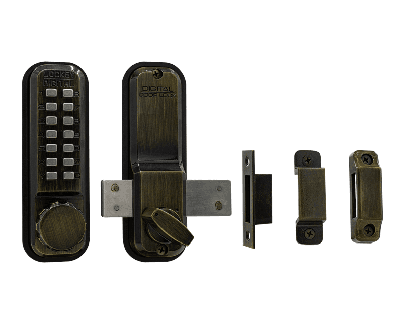 Lockey 2200 Keyless Mechanical Digital Deadbolt Door Lock - AAA Industrial Supply