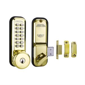 Lockey 2200KO Mechanical Digital Deadbolt Door Lock With Key Override - AAA Industrial Supply