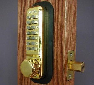 Lockey 2210 Keyless Mechanical Digital Deadbolt Door Lock - AAA Industrial Supply