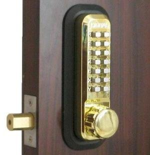 Lockey 2210 Keyless Mechanical Digital Deadbolt Door Lock - AAA Industrial Supply