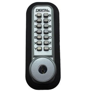 Lockey 2210DC KO Mechanical Digital Double Sided Combination Deadbolt Door Lock With Key Override - AAA Industrial Supply