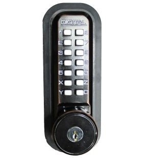 Lockey 2210DC KO Mechanical Digital Double Sided Combination Deadbolt Door Lock With Key Override - AAA Industrial Supply