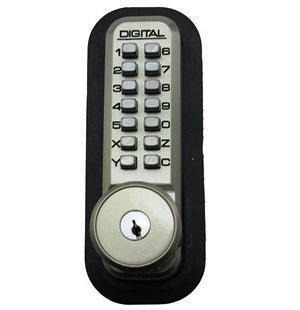 Lockey 2210DC KO Mechanical Digital Double Sided Combination Deadbolt Door Lock With Key Override - AAA Industrial Supply
