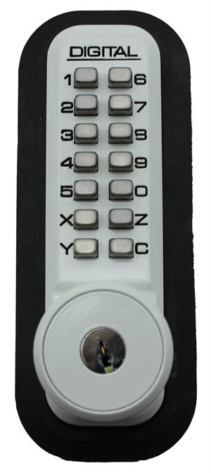 Lockey 2210DC KO Mechanical Digital Double Sided Combination Deadbolt Door Lock With Key Override - AAA Industrial Supply