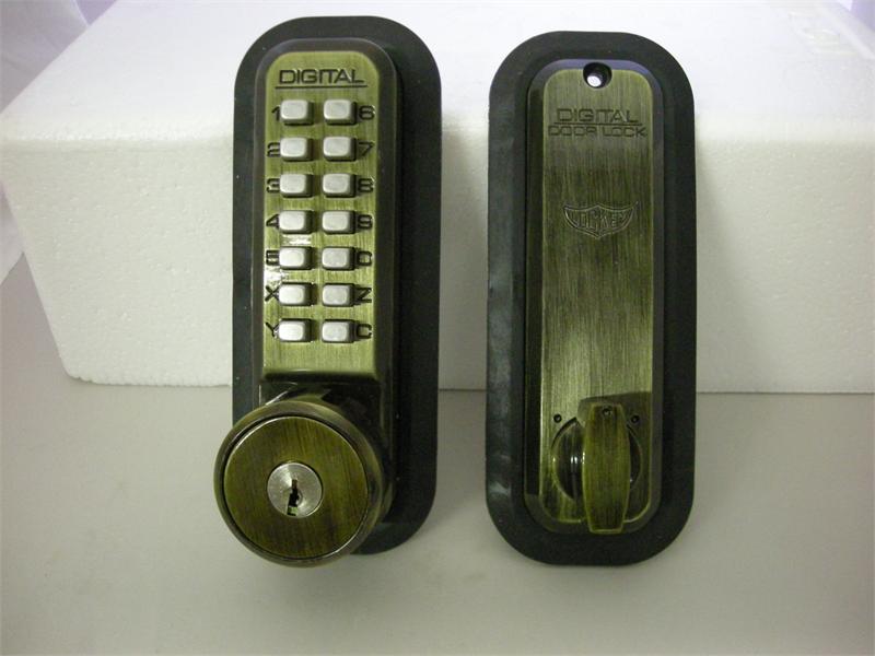 Lockey 2210KO Mechanical Digital Deadbolt Door Lock With Key Override - AAA Industrial Supply