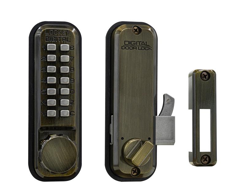 Lockey 2500 Keyless Mechanical Digital Sliding Door Lock - AAA Industrial Supply