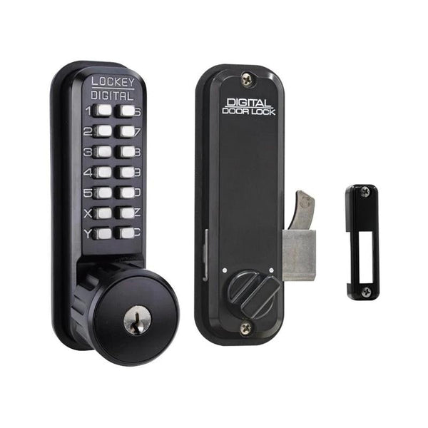 smart door lock mechanical key override
