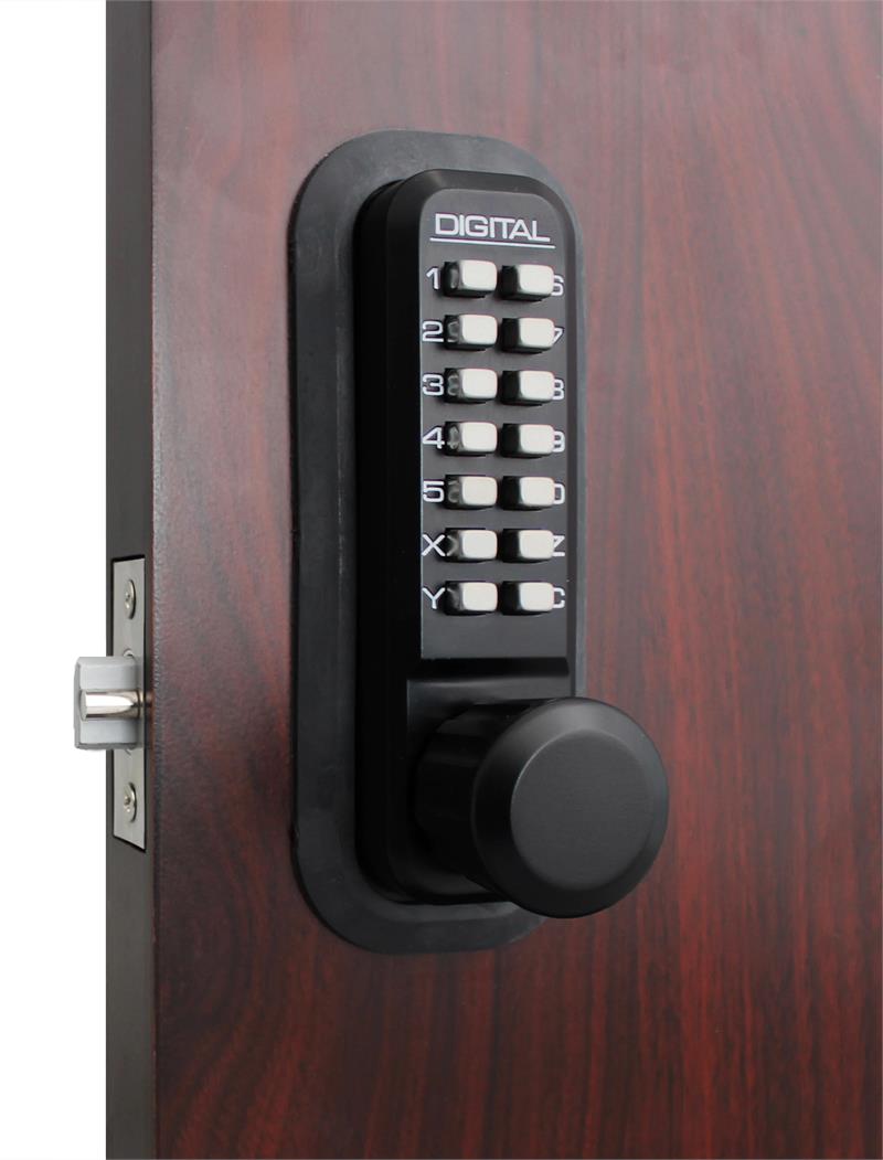 Lockey 2830DC - MG Keyless Mechanical Double Sided Digital Spring Latch Knob Lock Marine Grade - AAA Industrial Supply