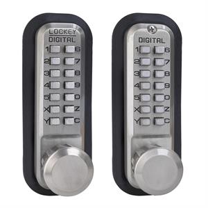 Lockey 2830DC - MG Keyless Mechanical Double Sided Digital Spring Latch Knob Lock Marine Grade - AAA Industrial Supply