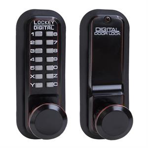 Lockey 2830MG Keyless Mechanical Digital Spring Latch Knob Lock Marine Grade - AAA Industrial Supply