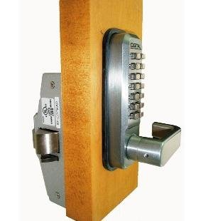 Lockey 285 - P Keyless Mechanical Digital Panic Bar Exit Door Lock - AAA Industrial Supply
