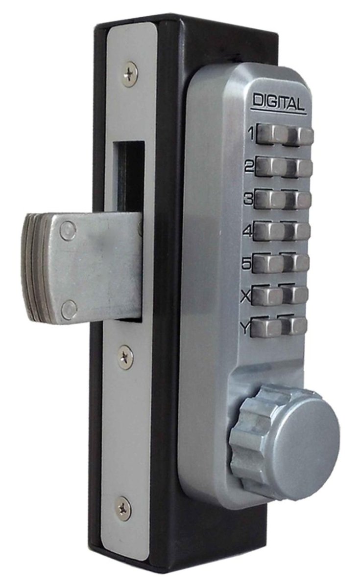 Lockey 2900DC Keyless Mechanical Digital Mortised Deadbolt Double Sided Door Lock - AAA Industrial Supply