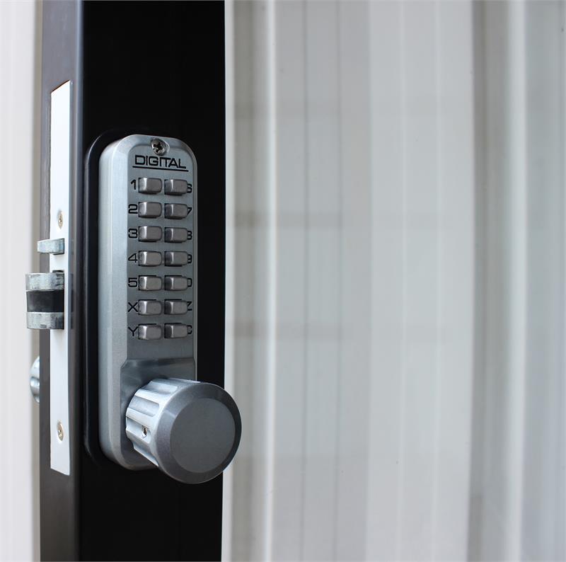 Lockey 2930DC Keyless Mechanical Digital Adams Rite Stile Latch Double Sided Door Lock - AAA Industrial Supply