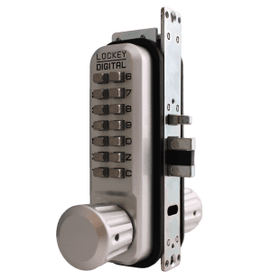 Lockey 2930DC Keyless Mechanical Digital Adams Rite Stile Latch Double Sided Door Lock - AAA Industrial Supply