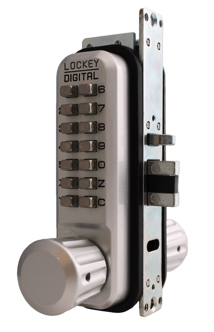 Lockey 2930DC Keyless Mechanical Digital Adams Rite Stile Latch Double Sided Door Lock - AAA Industrial Supply