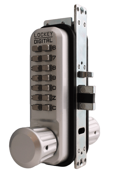 Lockey 2930DC Keyless Mechanical Digital Adams Rite Stile Latch Double Sided Door Lock - AAA Industrial Supply
