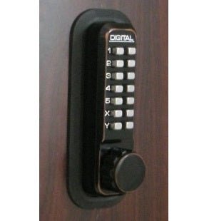 Lockey 2950 Keyless Mechanical Digital Mortised Hook Bolt Door Lock - AAA Industrial Supply