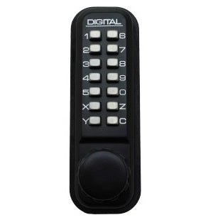 Lockey 2950DC Keyless Mechanical Digital Mortised Hook Bolt Double Sided Door Lock - AAA Industrial Supply