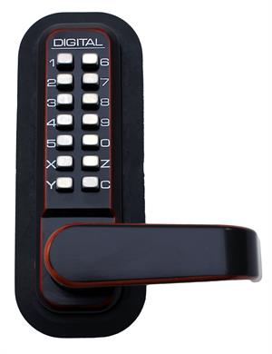 Lockey 2985DC Keyless Mechanical Digital Adams Rite Stile Latch Double Sided Door Lock - AAA Industrial Supply