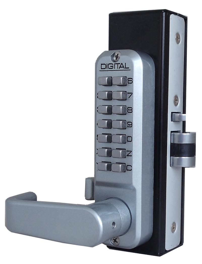 Lockey 2985DC Keyless Mechanical Digital Adams Rite Stile Latch Double Sided Door Lock - AAA Industrial Supply
