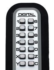 Lockey 2985DC Keyless Mechanical Digital Adams Rite Stile Latch Double Sided Door Lock - AAA Industrial Supply