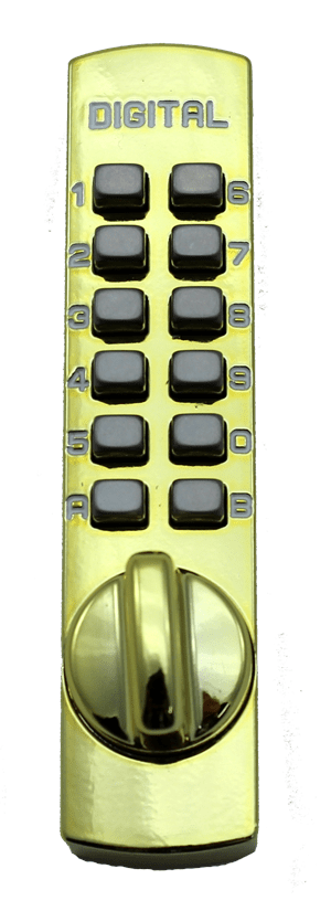 Lockey C120 Keyless Mechanical Digital Cabinet or Door Lock - AAA Industrial Supply