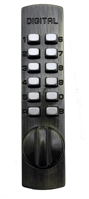 Lockey C120 Keyless Mechanical Digital Cabinet or Door Lock - AAA Industrial Supply