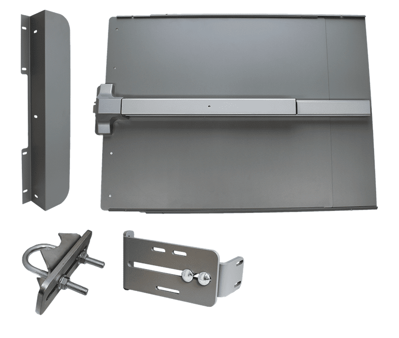 Lockey ED - 41 EDGE Value Panic Shield Kit With PB1100 Panic Bar - AAA Industrial Supply