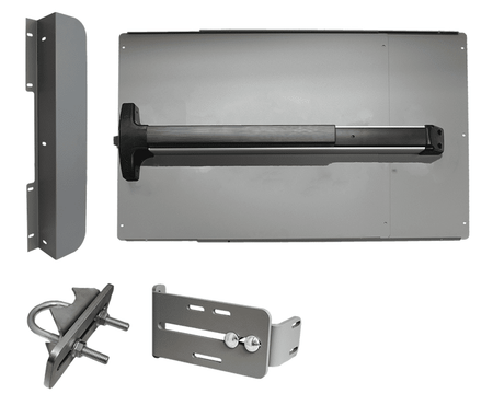 Lockey ED - 42 EDGE Value Panic Shield Kit With Detex V - 40 Panic Bar - AAA Industrial Supply