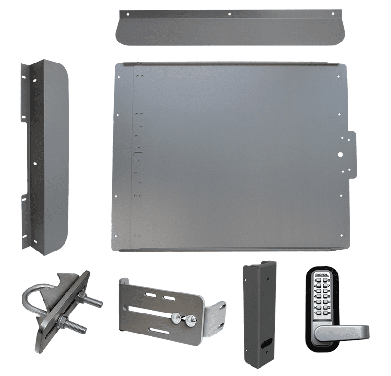 Lockey ED - 60 EDGE - Security Panic Shield Kit for User Supplied Panic Bar - AAA Industrial Supply