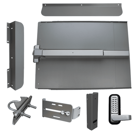Lockey ED - 61 EDGE Security Panic Shield Kit With PB1100 Panic Bar - AAA Industrial Supply