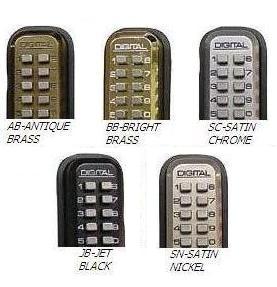 Lockey Keyless Mechanical Digital Door Lock Oversized Door Knob OSK - 20 - AAA Industrial Supply