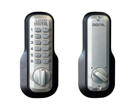 Lockey M210 EZ Keyless Mechanical Digital Deadbolt Door Lock - AAA Industrial Supply
