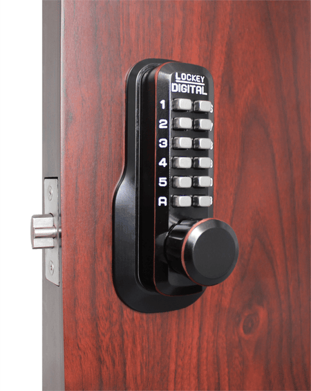 Lockey M230DC Keyless Mechanical Digital Double Sided Springlatch Door Lock - AAA Industrial Supply