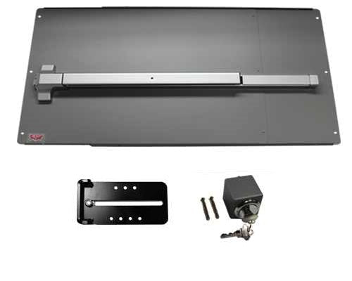 Lockey PS-51 Safety Kit Panic Bar and Panic Shield With PB1100 Panic B ...