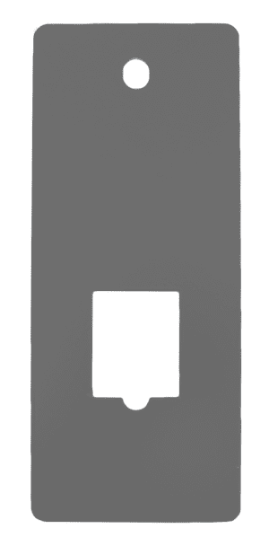 Lockey T - Cover, Cover Plate for 2000 and 3000 Series Locks, Black & Gray - AAA Industrial Supply