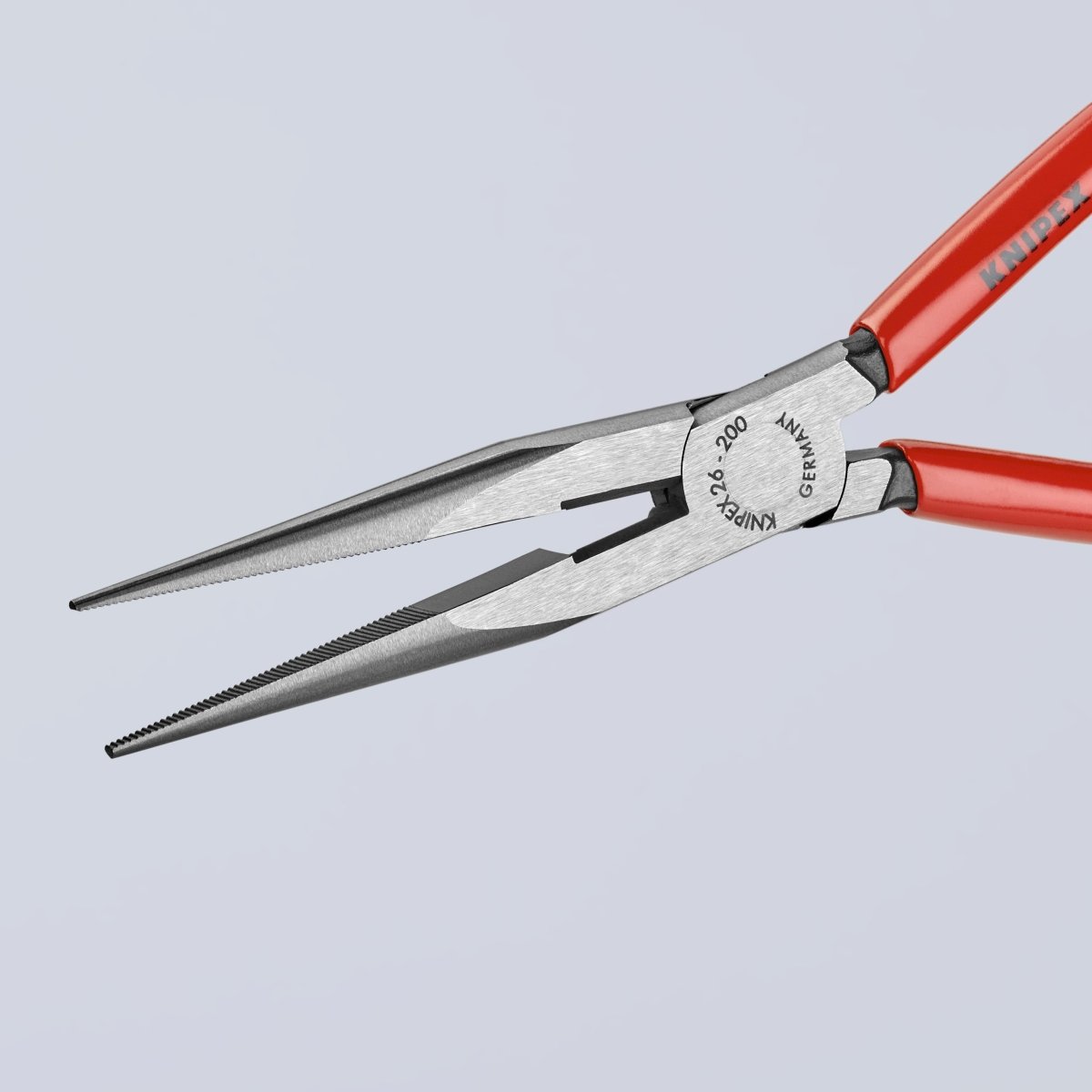 Long Nose Pliers with Cutter, 8", Polished - AAA Industrial Supply