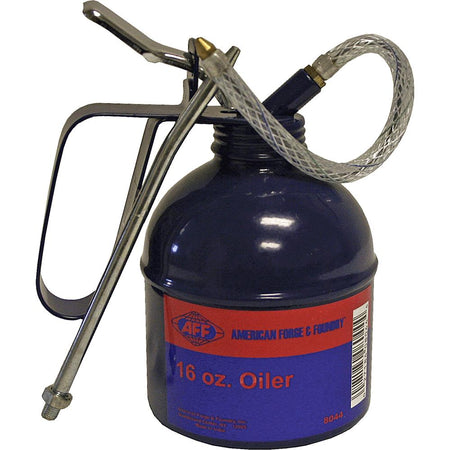 Lubrication Oil Can - 16 oz - Lever Grip - Straight & Flexible 4" Spouts - AAA Industrial Supply