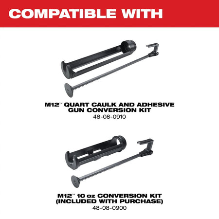 M12™ 10oz. Caulk and Adhesive Gun - AAA Industrial Supply