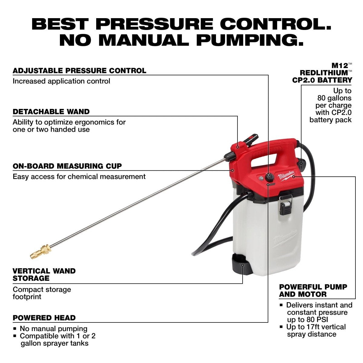 M12™ 2 - Gallon Handheld Sprayer Kit - AAA Industrial Supply