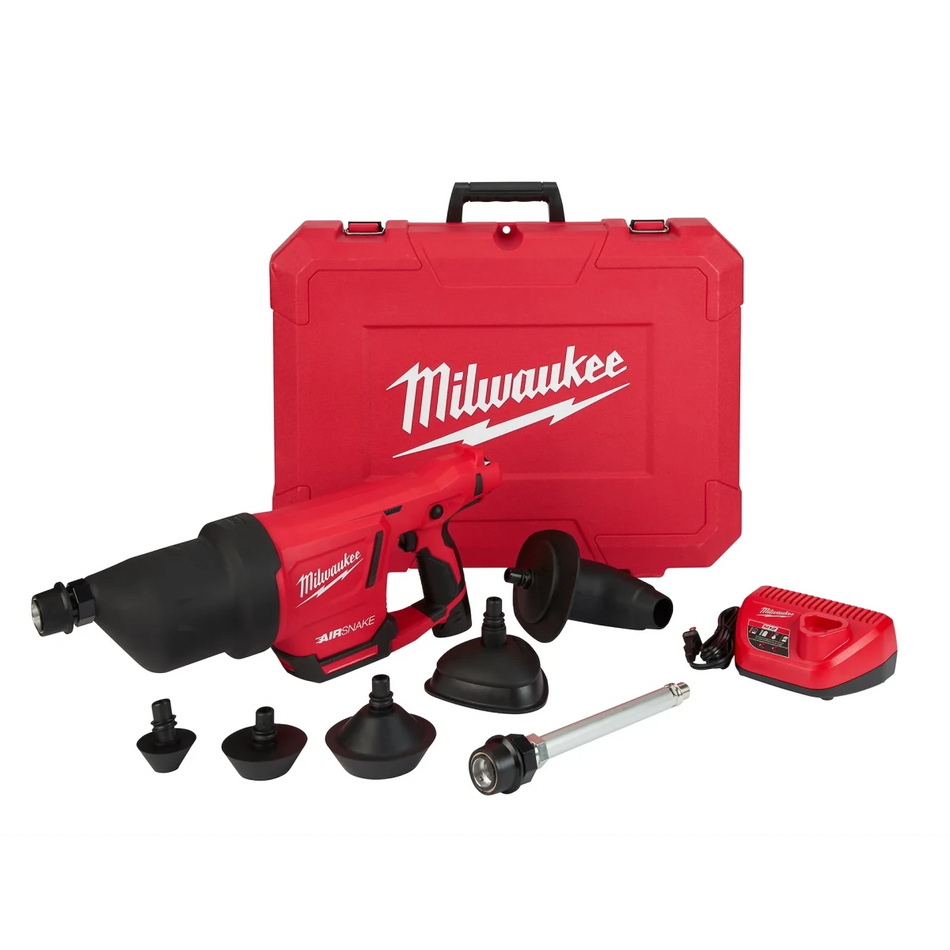 M12™ AIRSNAKE™ Drain Cleaning Air Gun Kit - AAA Industrial Supply