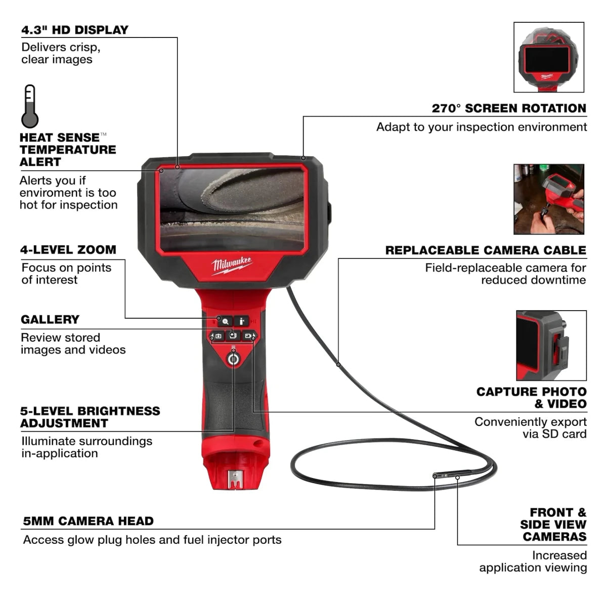 M12™ Auto Technician Borescope - AAA Industrial Supply