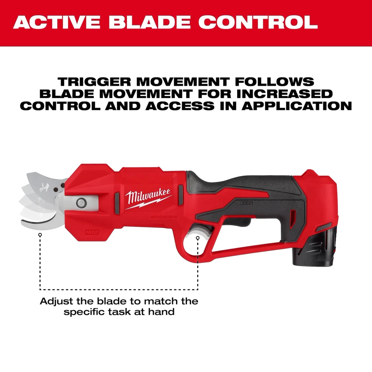 M12™ Brushless Pruning Shears - AAA Industrial Supply