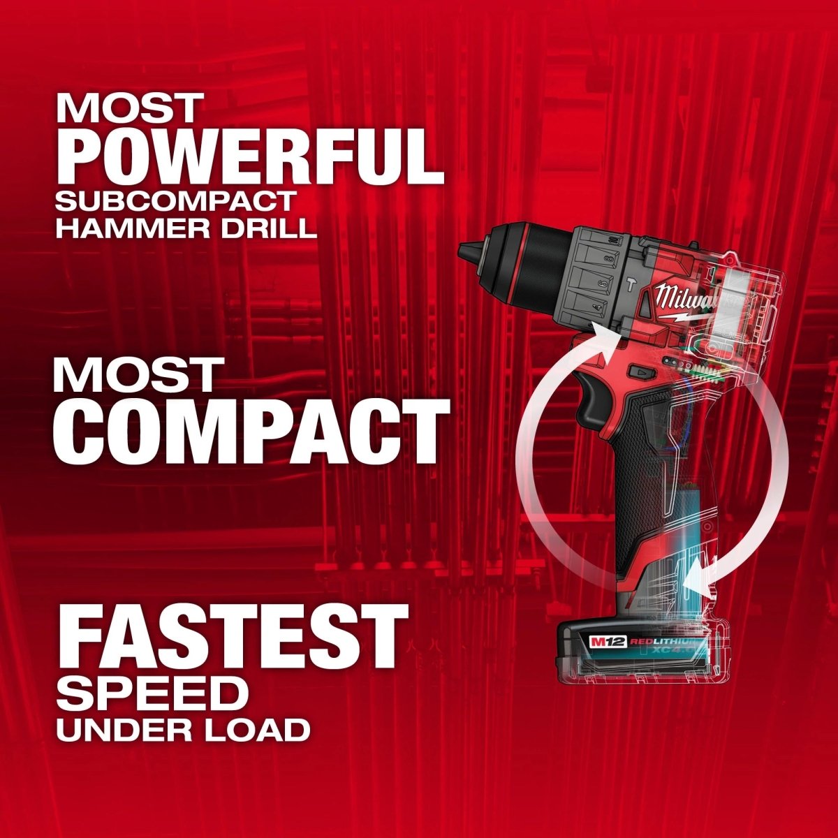 M12 FUEL™ 1/2" Hammer Drill/Driver Kit - AAA Industrial Supply