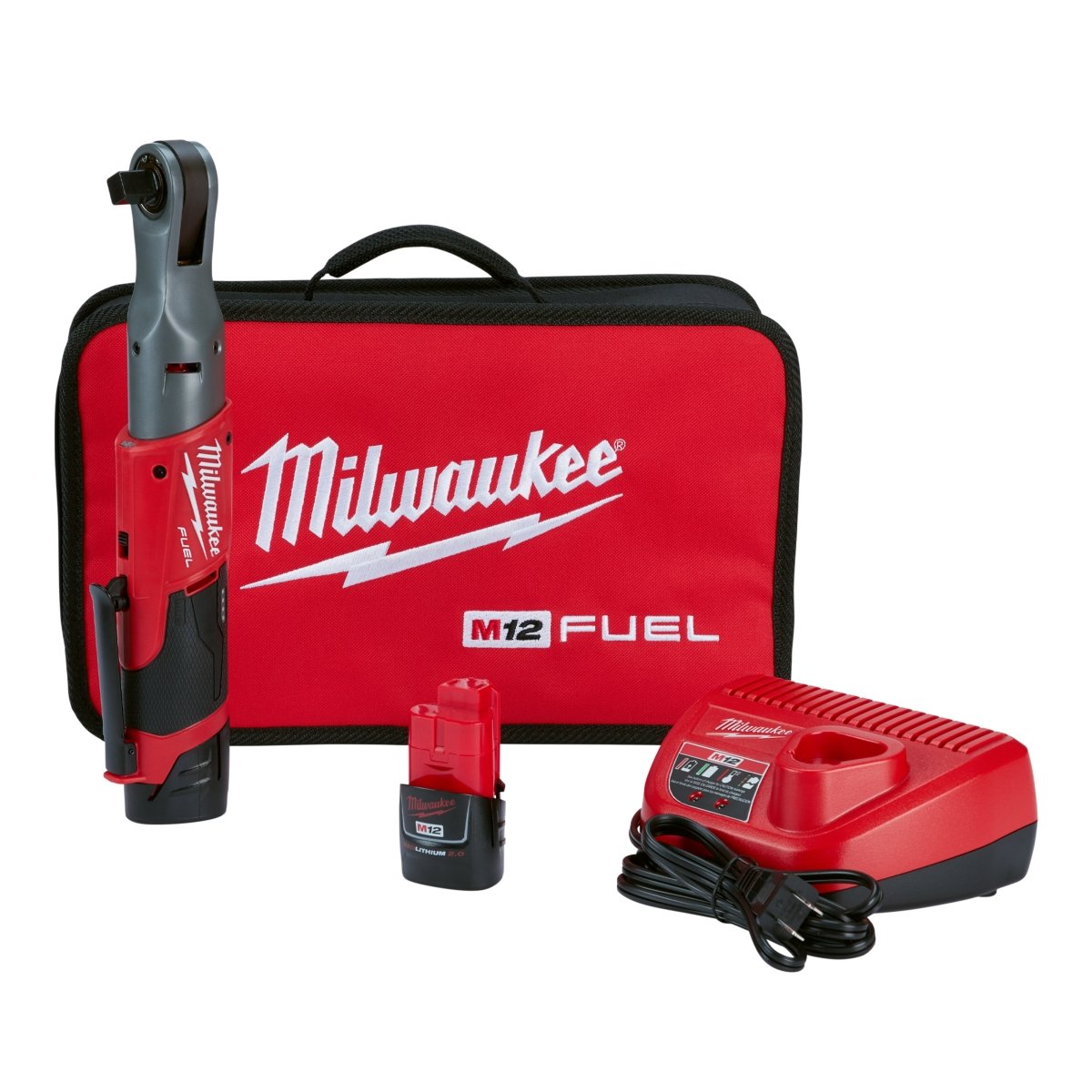 M12 FUEL™ 1/2" Ratchet 2 Battery Kit - AAA Industrial Supply