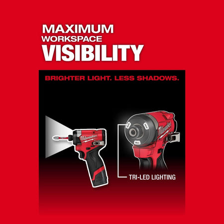 M12 FUEL™ 1/4" Hex Impact Driver - AAA Industrial Supply
